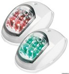 Osculati - Coppia Luci di Via Evoled in ABS bianco (Blister)